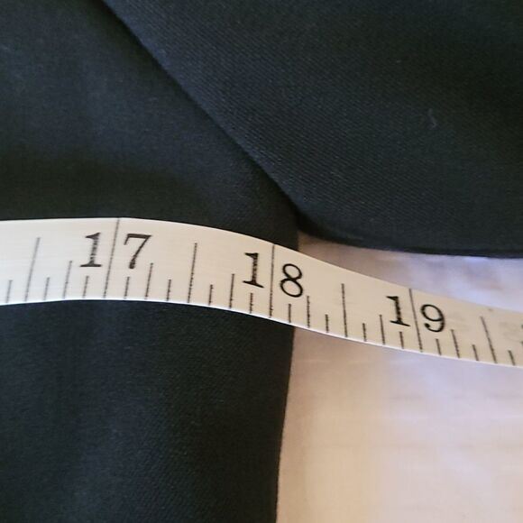 Apt 9 Black Retro Minimalist career Jacket - Picture 7 of 10